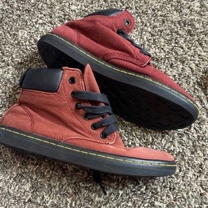Maroon Dr Martens Shoes